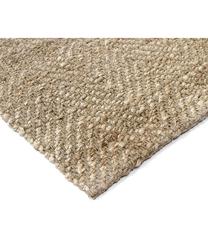 Hamid - ALCÁZAR NATURAL 350x250cm - Alfombra de yute extra grande para salón, dormitorio, comedor - 2