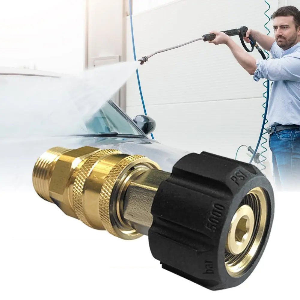 Tuyau Haute Pression 20m - Compatible Karcher, Kranzle, WAP - 250 Bars, Tresse Acier, Température 155°C - Raccord M22