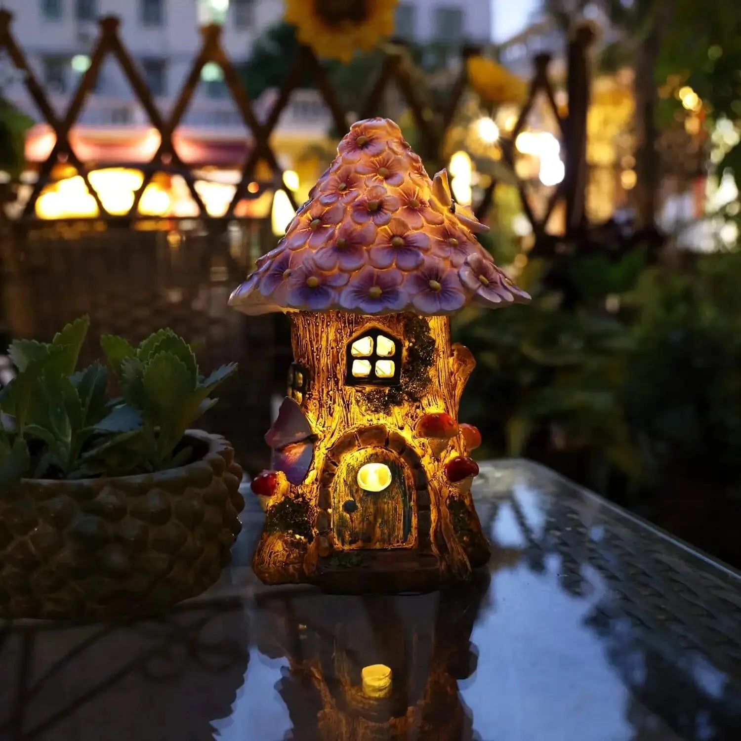 Gehanico Statue Ange Solaire Jardin - Décoration Féérique Lumineuse Pour Tombe Et Extérieur