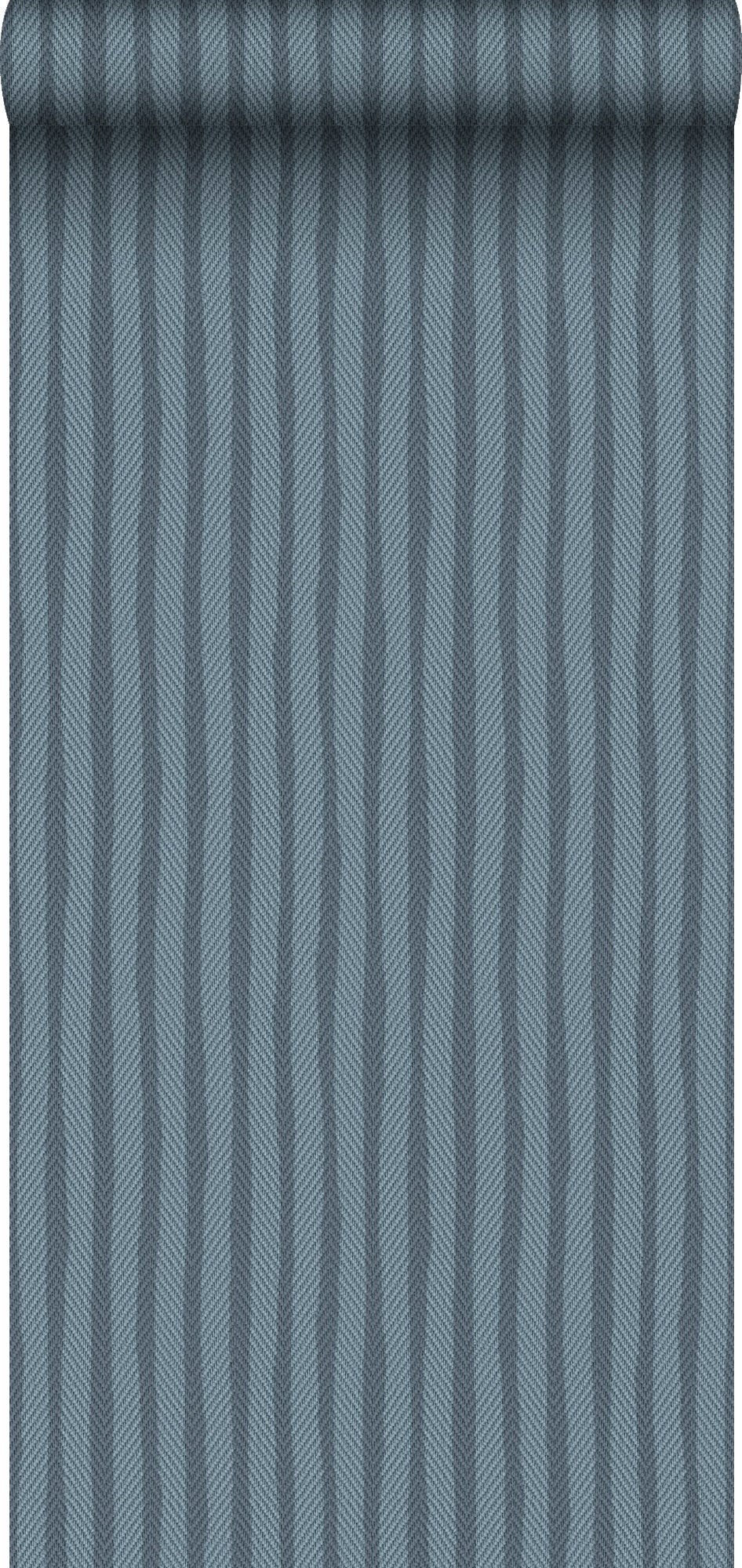 Tapeta paski szaro-niebieskim - 53 cm x 10 m - SANDERS &amp; SANDERS