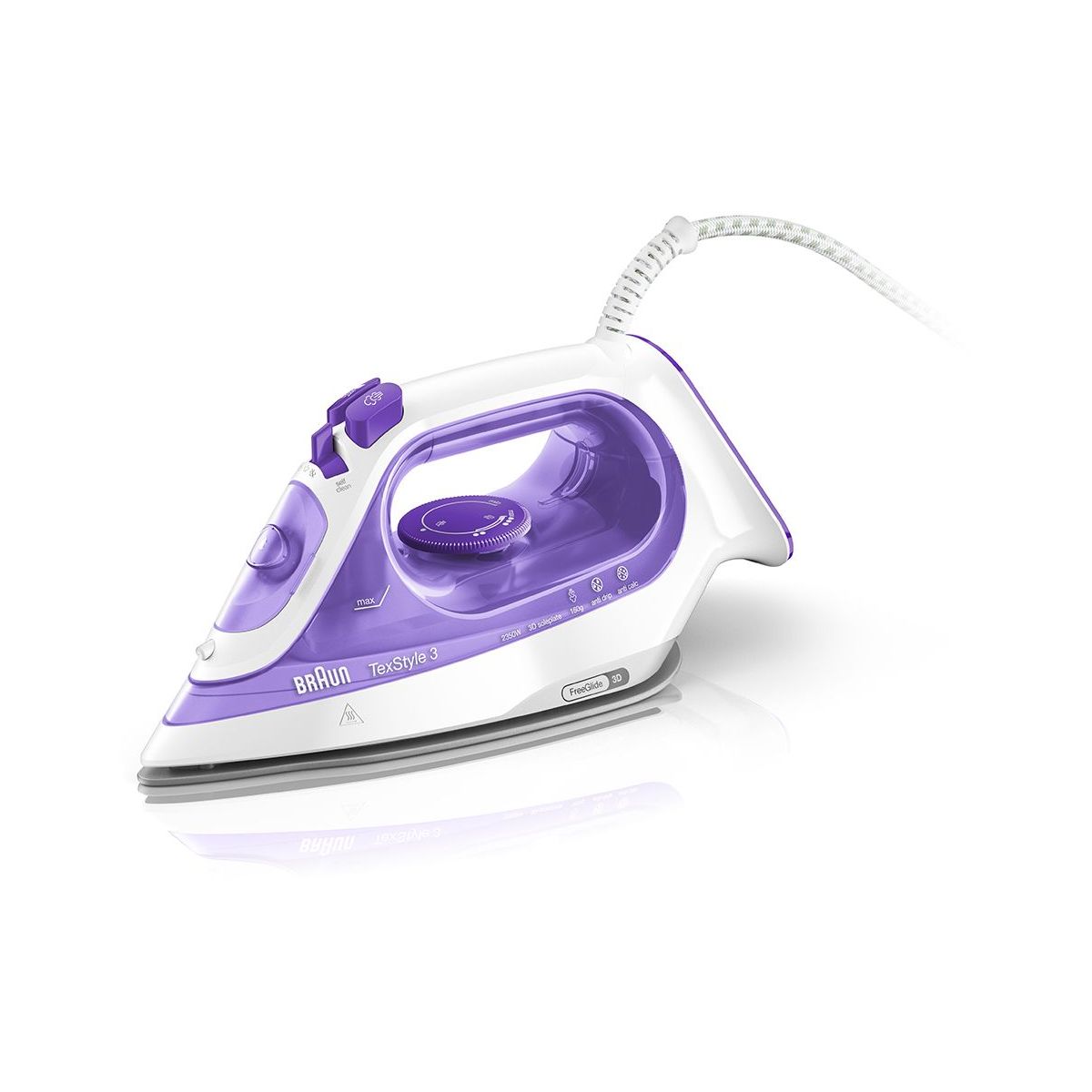 Plancha de vapor - Braun TexStyle 3 SI3042VI, 2350W, 0.27 l - Imagen 4