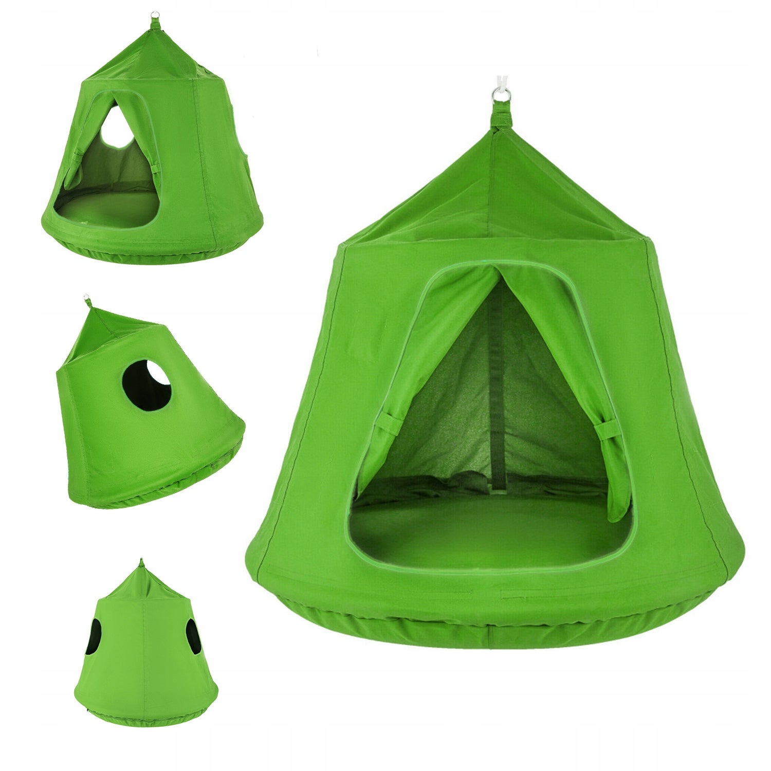 Huśtawka Bocianie Gniazdo Z Namiotem i Poduszką 4iQ Group