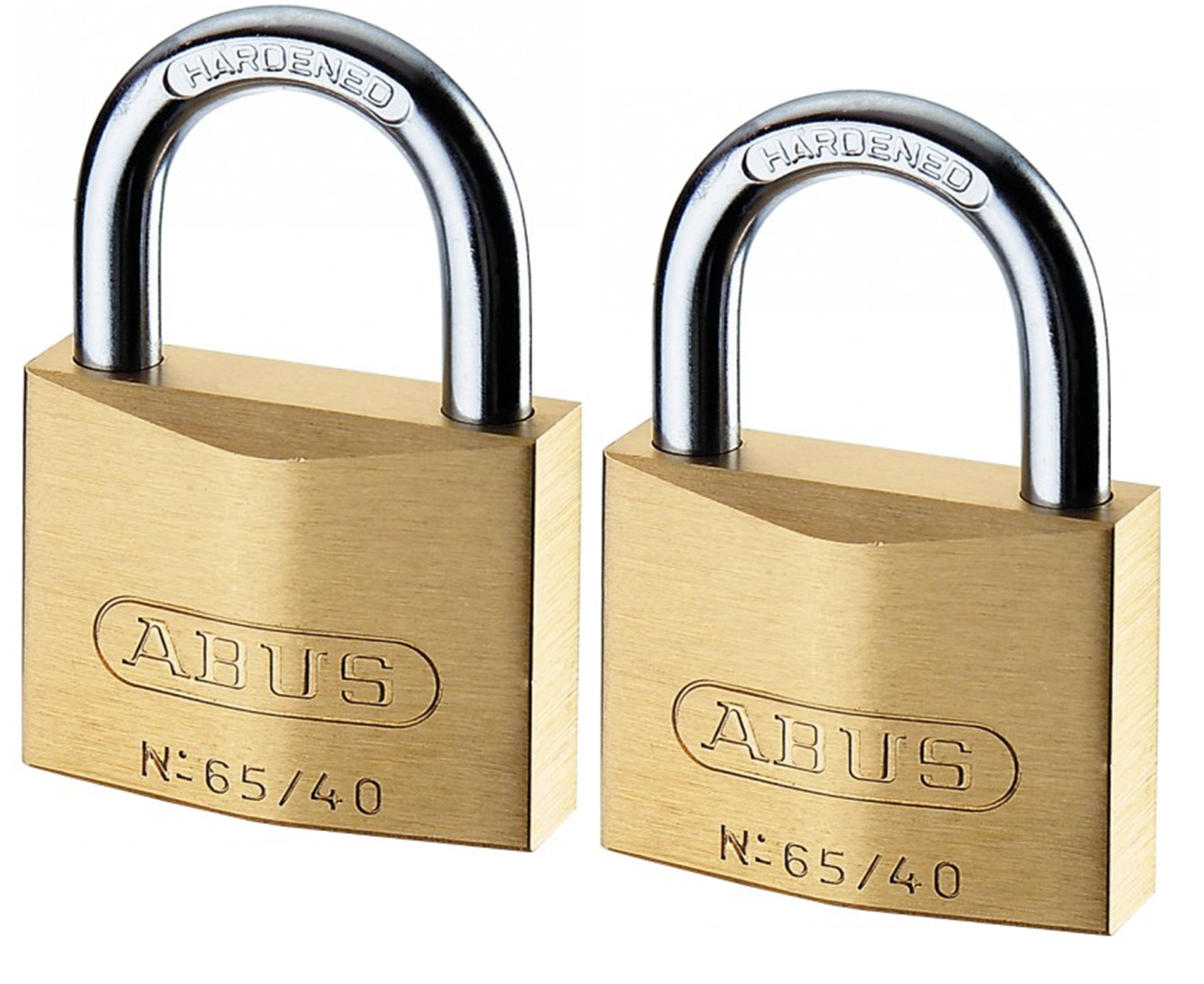 Cadenas Laiton Abus 65 twins s'entrouvrant pour extérieur | Leroy Merlin