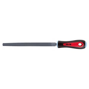 Lime Triangulaire Bâtarde KS Tools 300 Mm - Pour Métaux, Bois, Plastique - Poignée Ergonomique Antidérapante