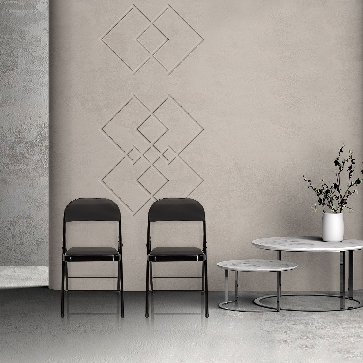 Sedia visitatore Sedia da conferenza TUDELA Nero hjh OFFICE - 5