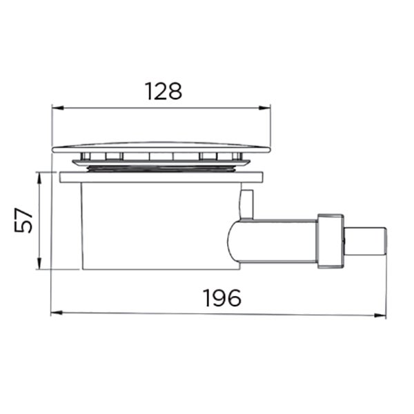 Pompe SFA SANIFLOOR +3 avec bonde Ø90 pour receveurs extra-plat - 3