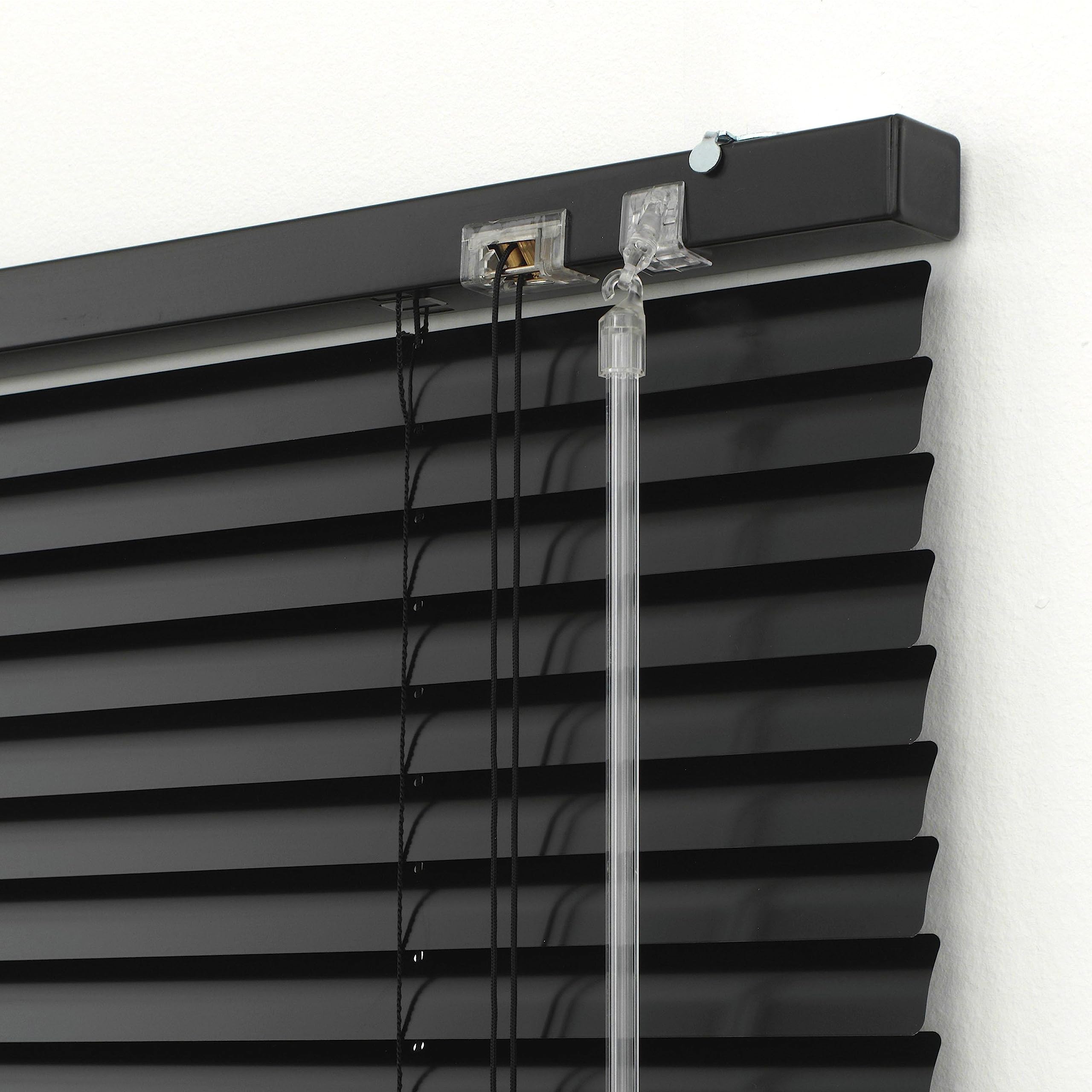 GARDINIA Veneziana Alluminio 40x175cm Nera - Protezione Sole E Privacy Per Interni - Foto 1