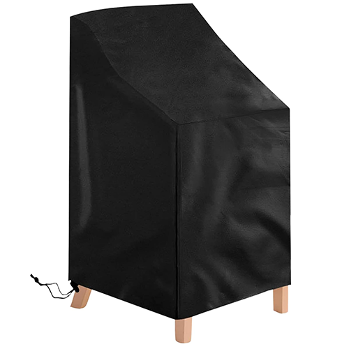 Pokrowiec na krzesło ogrodowe, składany, tkanina Oxford 210D, odpowiedni do ogrodów i balkonów, wodoodporny i odporny na promieniowanie UV – 64x64x70