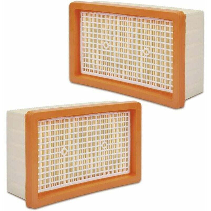 Lot de 2 filtre pliabile plate compatibile cu aspiratoarele multifuncționale Kärcher MV4 / MV5 / MV6 / WD4 / WD5 / WD6