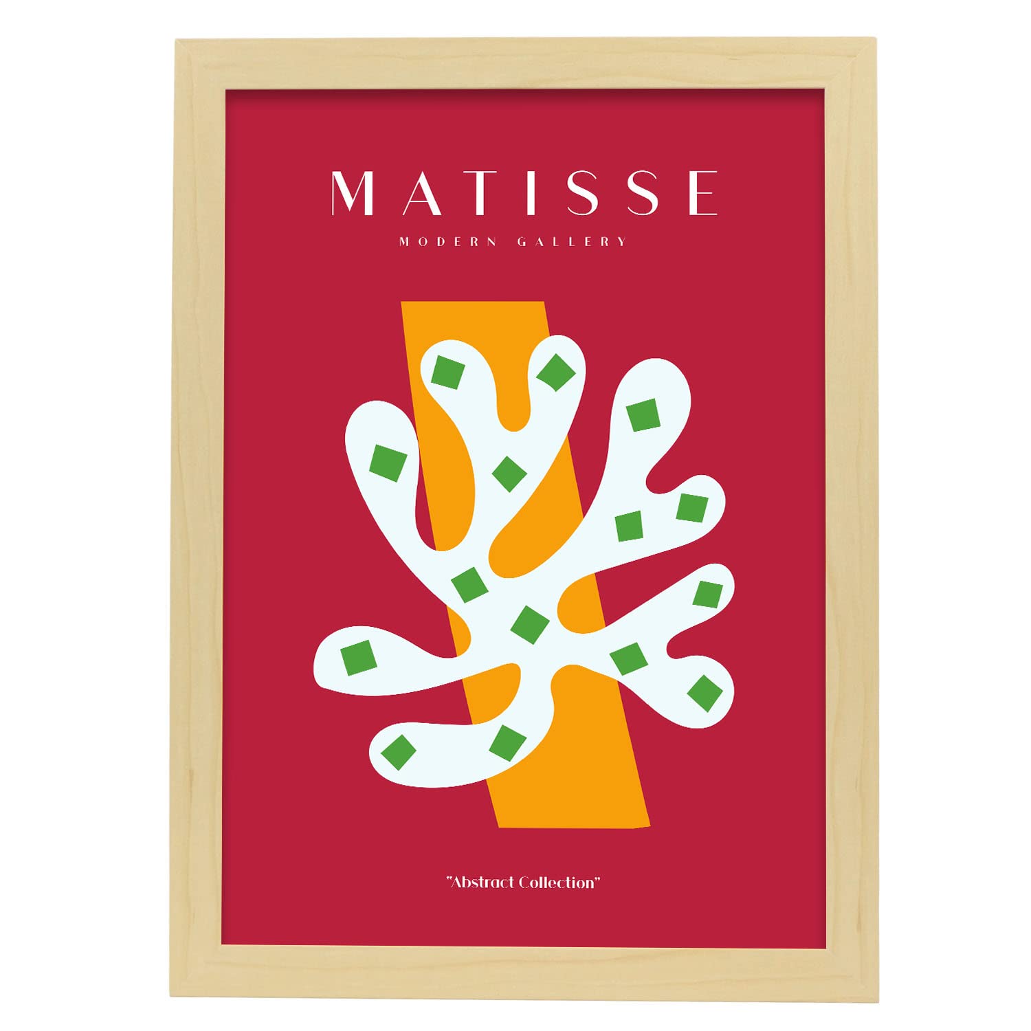 Nacnic póster de colección matisse fauvismo 33 ilustraciones en estilo exhibición de arte a todo color para la tamaño a3 con marco color madera