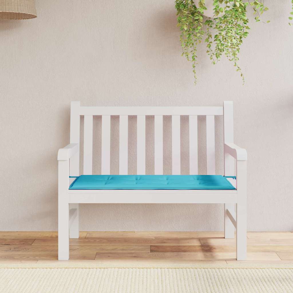 Podkład na krzesło Turkusowy 100 x 50 x 3 cm Materiał Oxford vidaXL