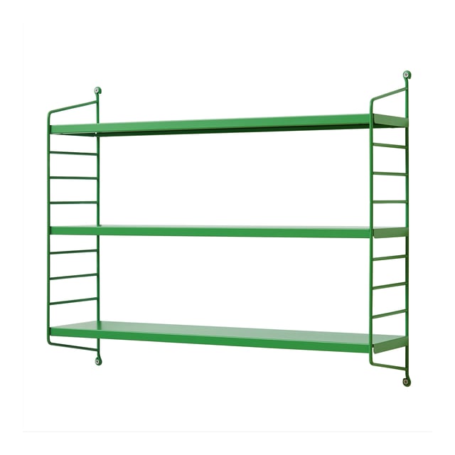Étagère murale Strängnäs acier 50 x 60 x 15 cm vert pomme [en.casa]