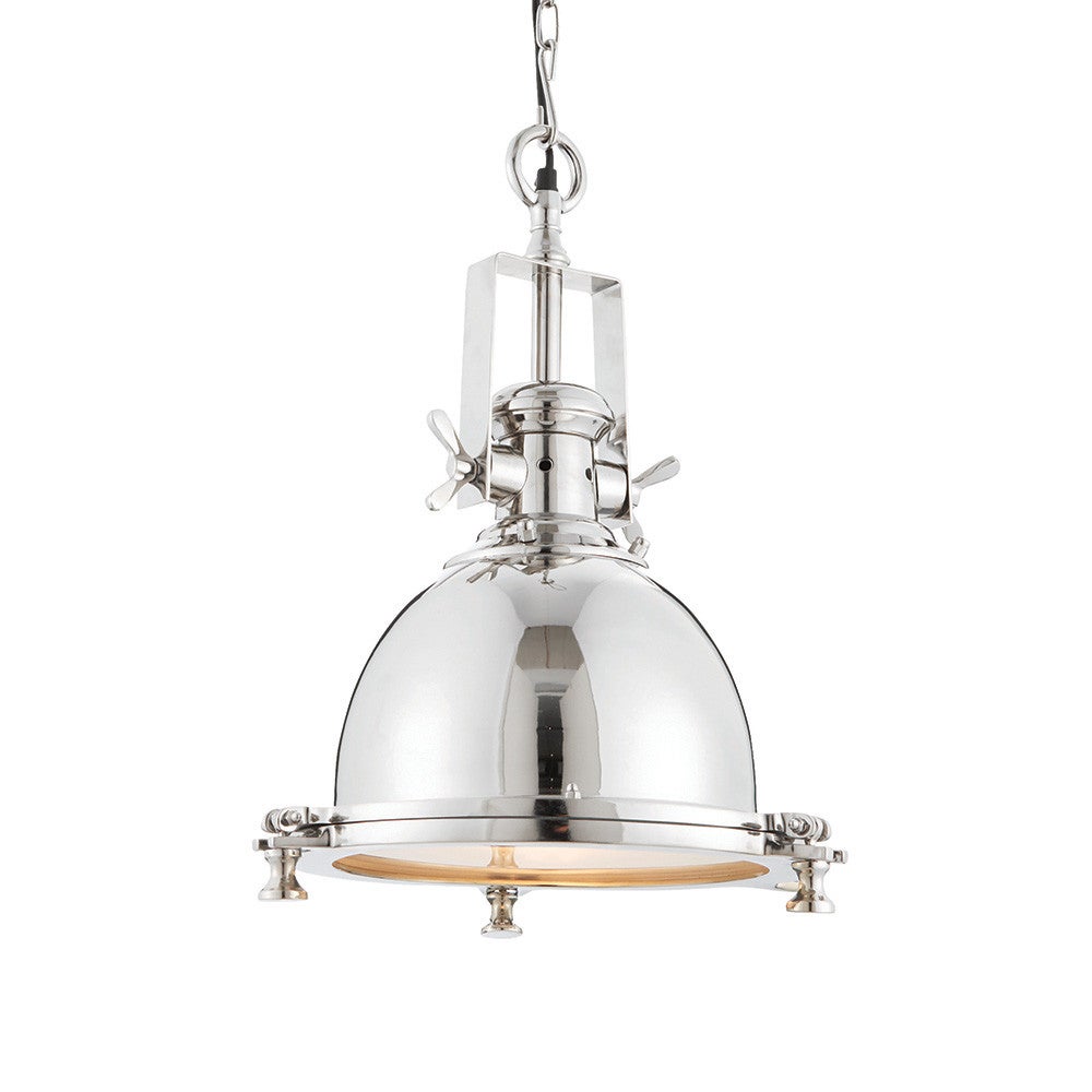 Lampa sufitowa piaskowane szkło FENTON niklowana 1xE27x40W aluminium wym:170x37x37cm IP20 Endon