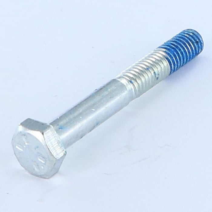 Corps de boulon filetage partiel Tête hexagonale TH M6X45 Classe 8.8 Acier zingué Frein filet