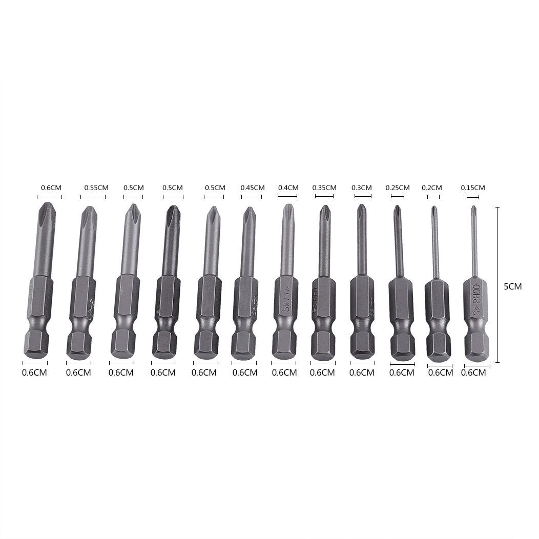 Bahco Phillips-Schraubendreher-Spitze 1/4" 25 Mm – Hochleistungsstahl Für Profi-Werkzeuge