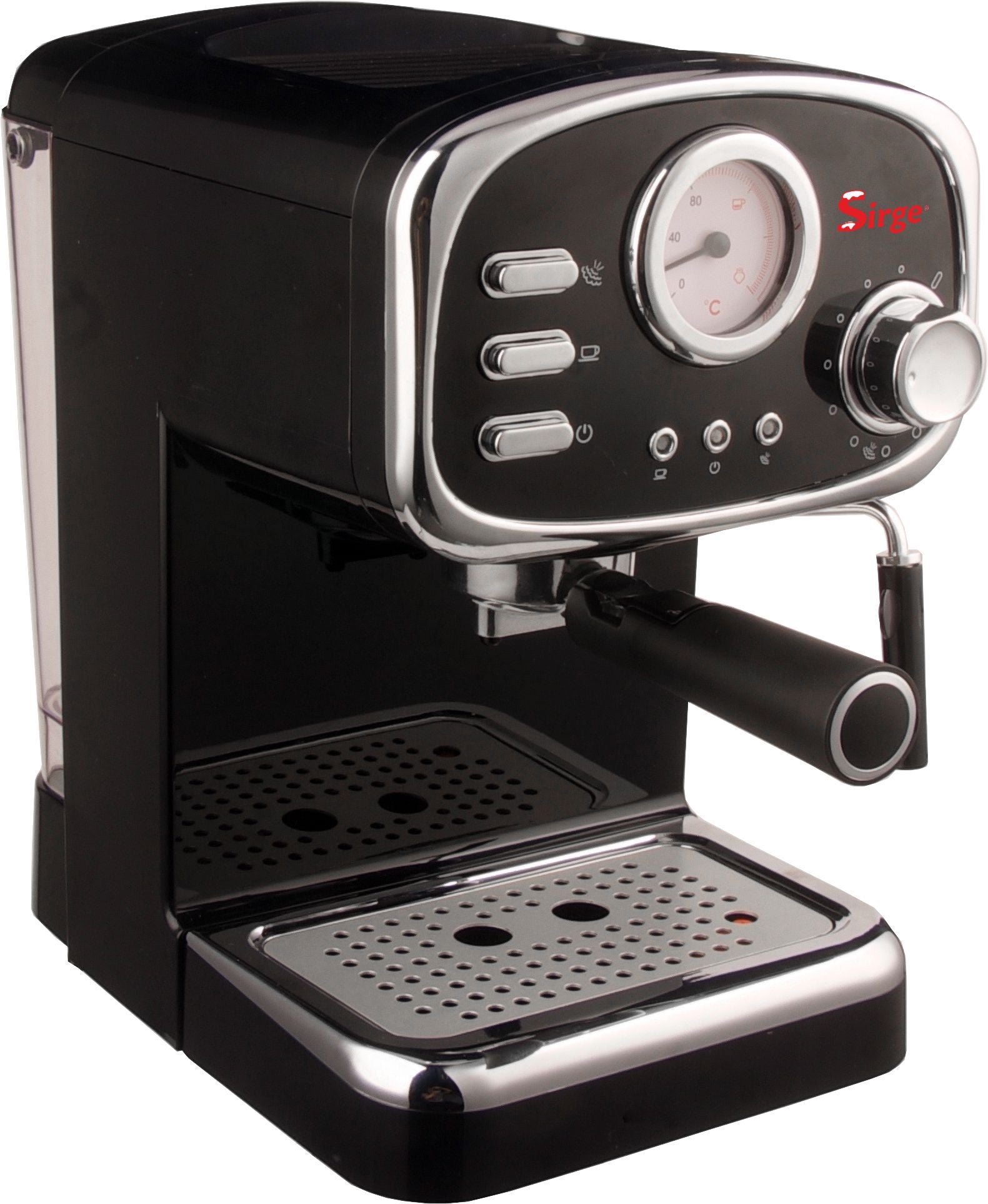 Macchina Caffè Espresso Cappuccino Macchina Per Caffè Espresso E Cappuccino Lussy, 15 Bar, Per Cialde E Caffè Macinato - Automatica, Argento Macchina Accessori - 5