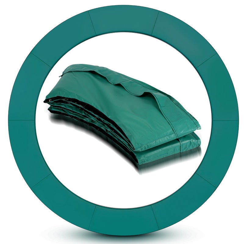 Coussin de protection pour trampoline 366cm PVC Vert Accessoire ...