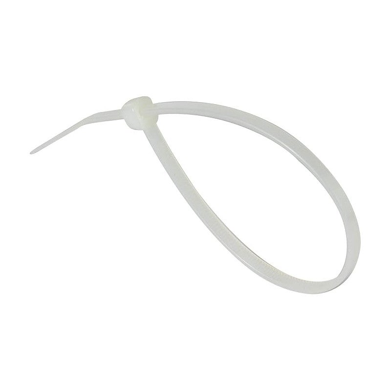 Oksdown Fascette Plastica Bianco 300 Pezzi Bianche Fascette Elettricista 100/150/200/250/300mm Lunghe per Gestione dei Cavi Elettrici Giardinaggio