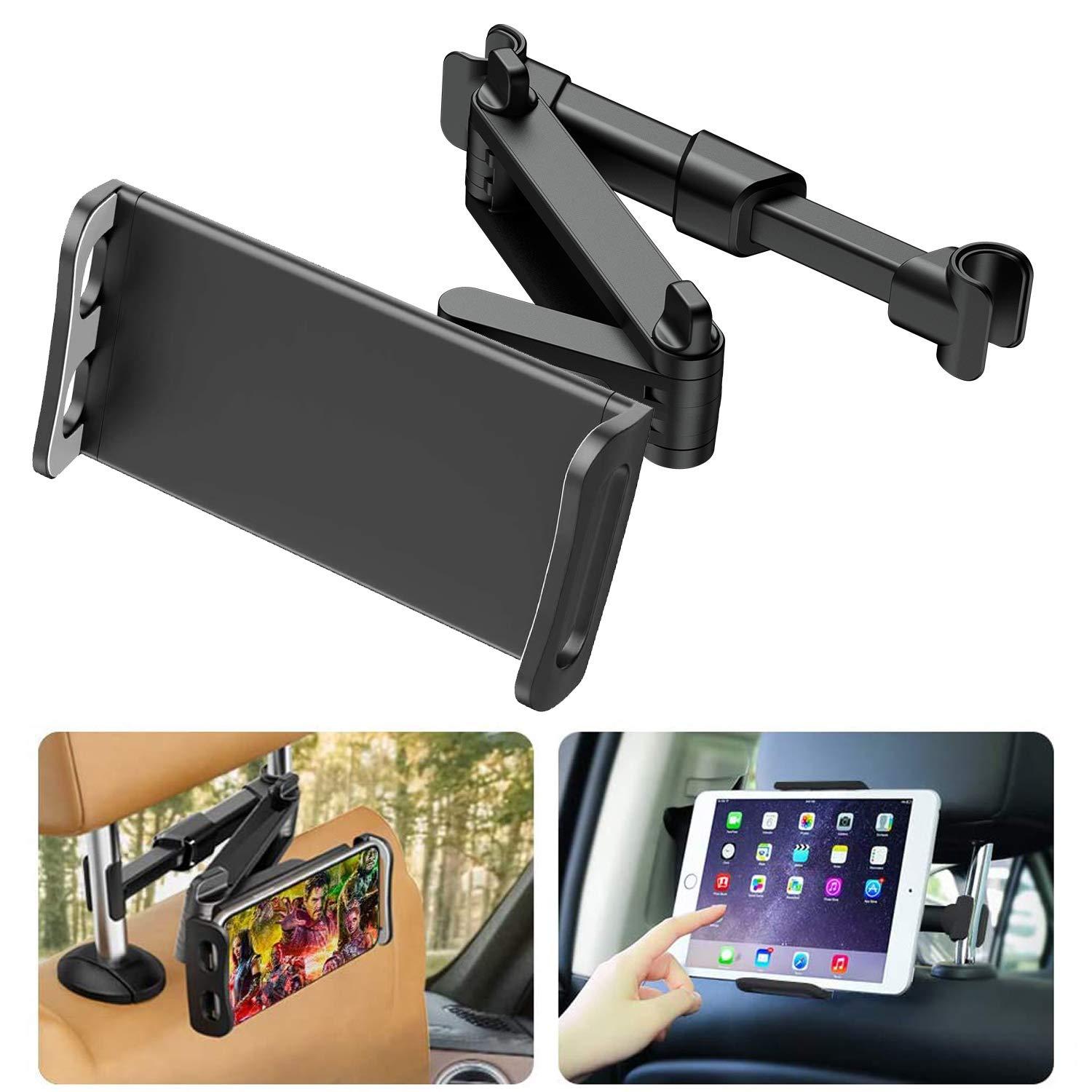 Soporte Para Tablet De Coche HouDeOS - Ajustable Y Giratorio (4.7-12.9 Pulgadas)