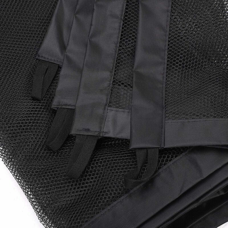 Barrière de sécurité pour chien, barrière de sécurité Portable et extensible pour animaux de compagnie, barrière pliable en maille (110x72cm) - 3