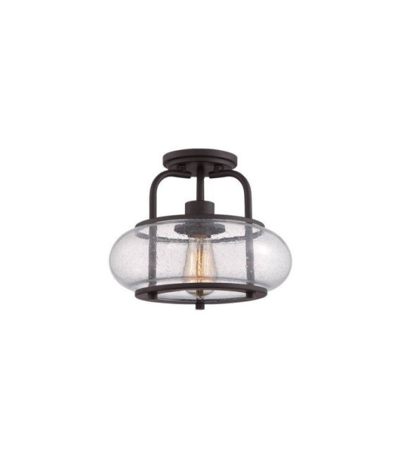 Plafonnier Design En Bois Et Bronze - Luminaire Salle à Manger, Intérieur, Électrique, Neuf Sans Emballage
