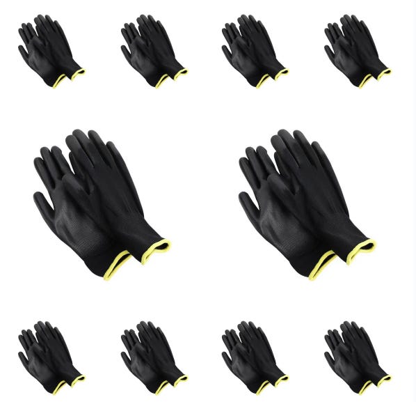 GUANTO DA LAVORO FLEXY PIUMA IN POLIURETANO 36 PAIA - Foto 11