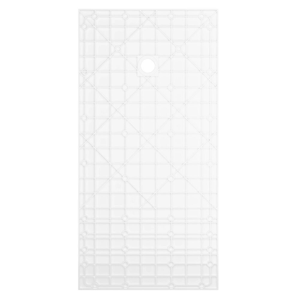 Receveur de douche 70 x 160 cm, couleur blanc effet pierre | Samos - 9