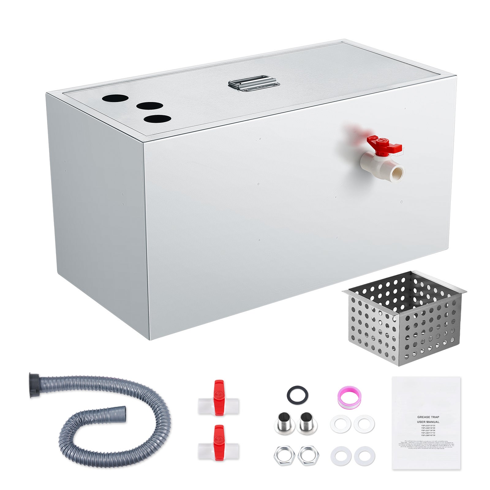 Intercepteur De Graisse Commercial, 25 L, Filtre à Graisse