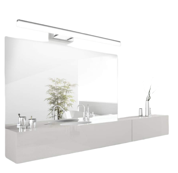 Lampa do lustra łazienkowego LED IP44 12W 1170LM, regulowany kąt nachylenia, nowoczesna lampa do szafki z lustrem, oświetlenie łazienkowe 6000K