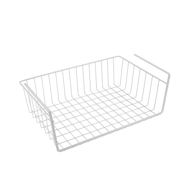 Metaltex BABATEX 40 - Estante Organizador Bajo Balda en Cocina o Armarios. Dimensiones: 40x26x14 cm. Color Blanco.
