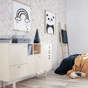 Carta Da Parati Autoadesiva Effetto Legno Chiaro – 40x900 Cm, Beige, Opaca, Antimicrobica, Senza Bolle