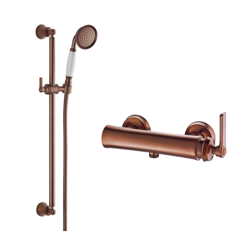 Mezclador de ducha con set de ducha paini lady's auburn