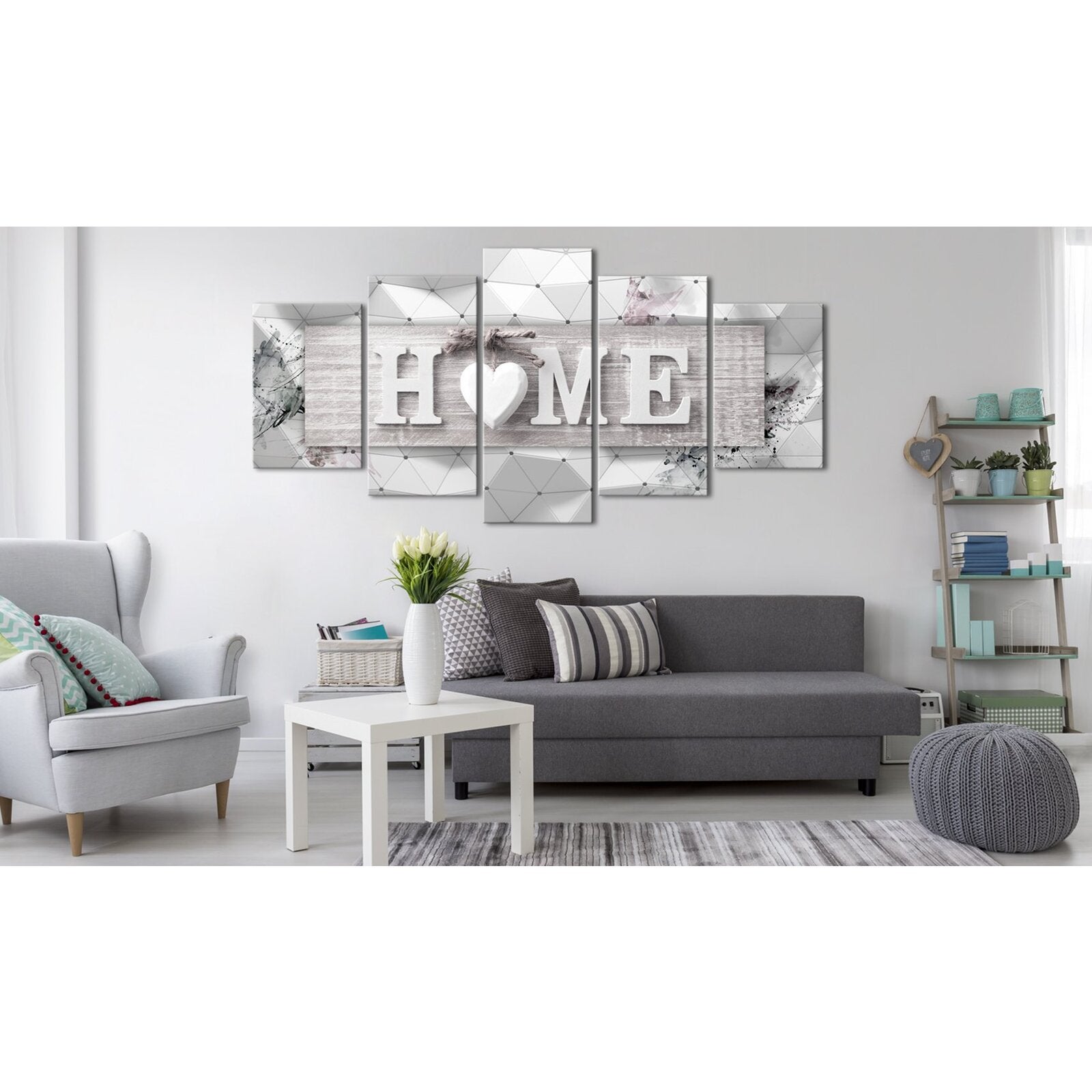 Tableau look moderne à la maison - 200 x 100 cm - 2