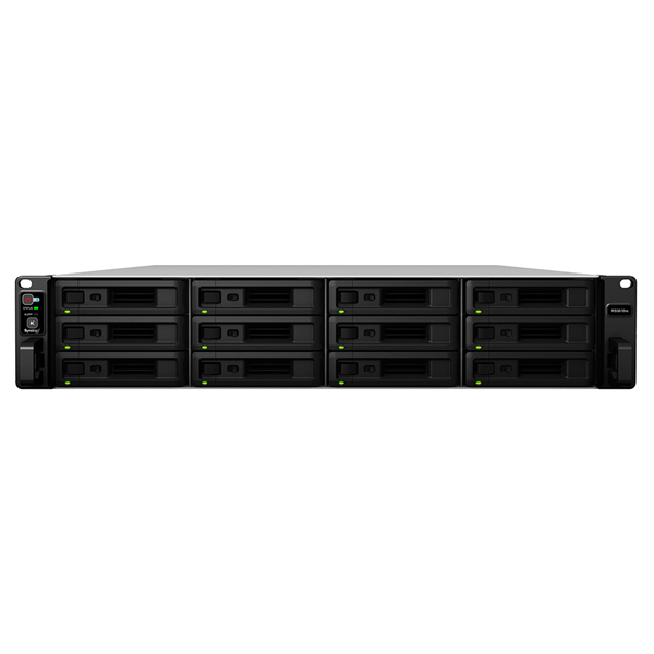 NAS Synology RS3618XS 12 Baies 2U - Processeur Quad-Core 2.4GHz - 4x GbE - Idéal Entreprise