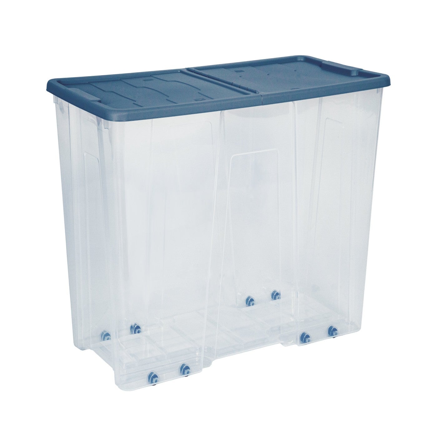 SONGMICS Boîte de Rangement Pliable avec Couvercle Poignées Coffre Panier pour Vêtements Gris