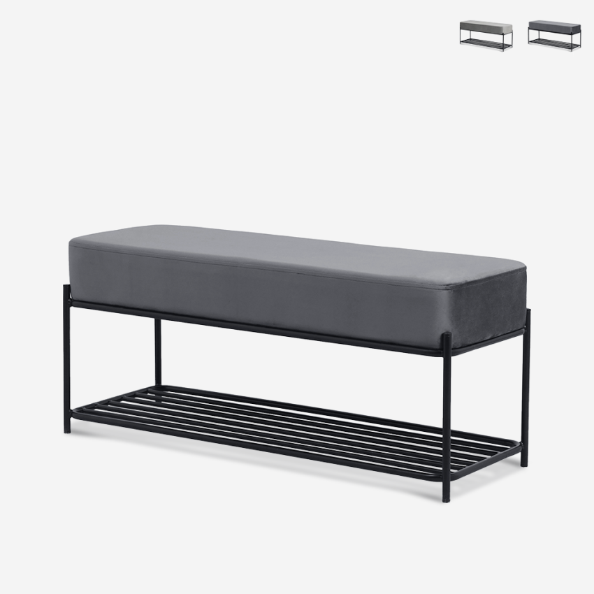 Banc De Rangement à Chaussure Meuble D'entrée Rangement Commode à