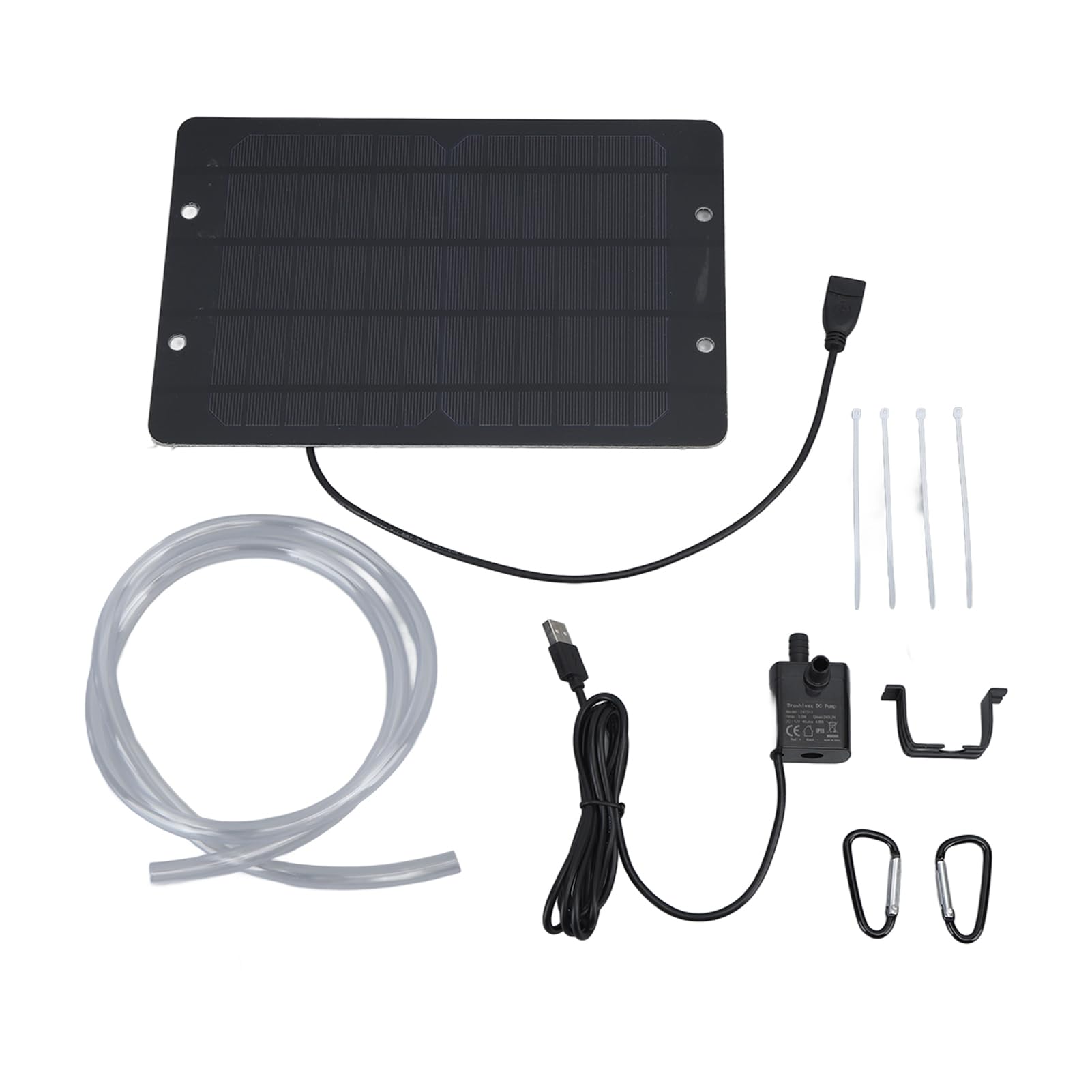 Pompa Fontana Solare 10W Con Filtro – 240 L/h, Pannello Da 9V Con Tubo Da 1,5 M, Per Laghetto Da Giardino E Stagno