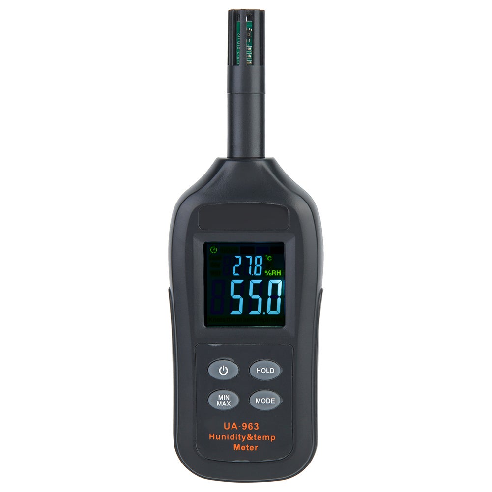 Thermomètre-Hygromètre Numérique Professionnel Haofy - Mesure Température, Humidité, Point De Rosée | Rétroéclairé, Alarme