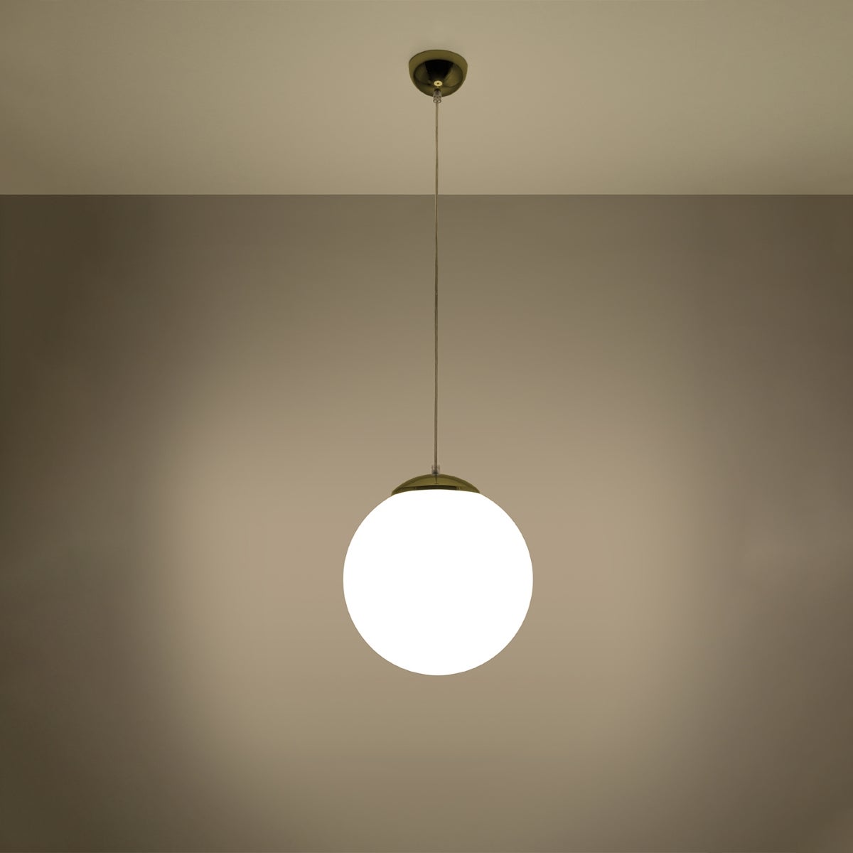 Lampa wisząca STERA 30 złota LED 3000K - 30x30x120cm Sollux