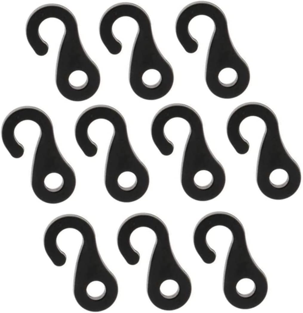 20 Clips De Poteau De Tente Pinces En C Plastique - Crochets Auvent Camping Fête - Petites Pinces Portables Solides
