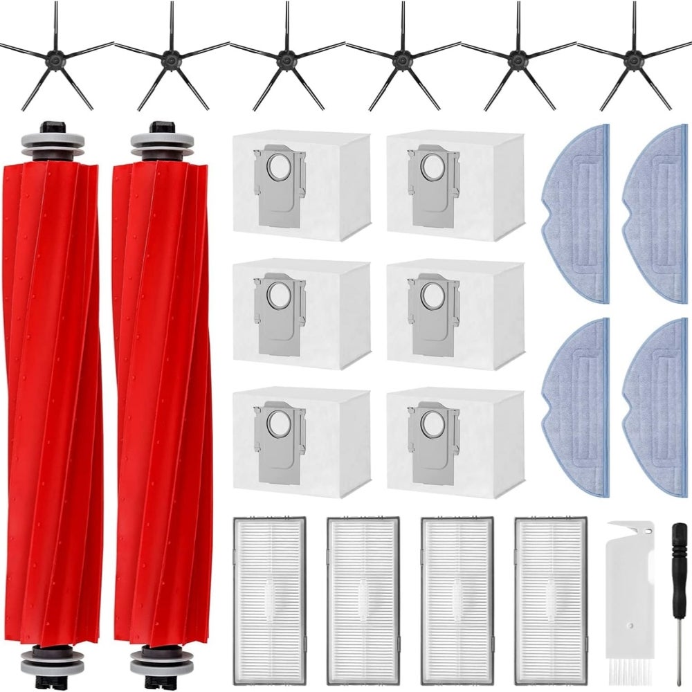 RUKHOOL Accessoires Kit de Remplacement Pour Roborock S7 Maxv Ultra S7