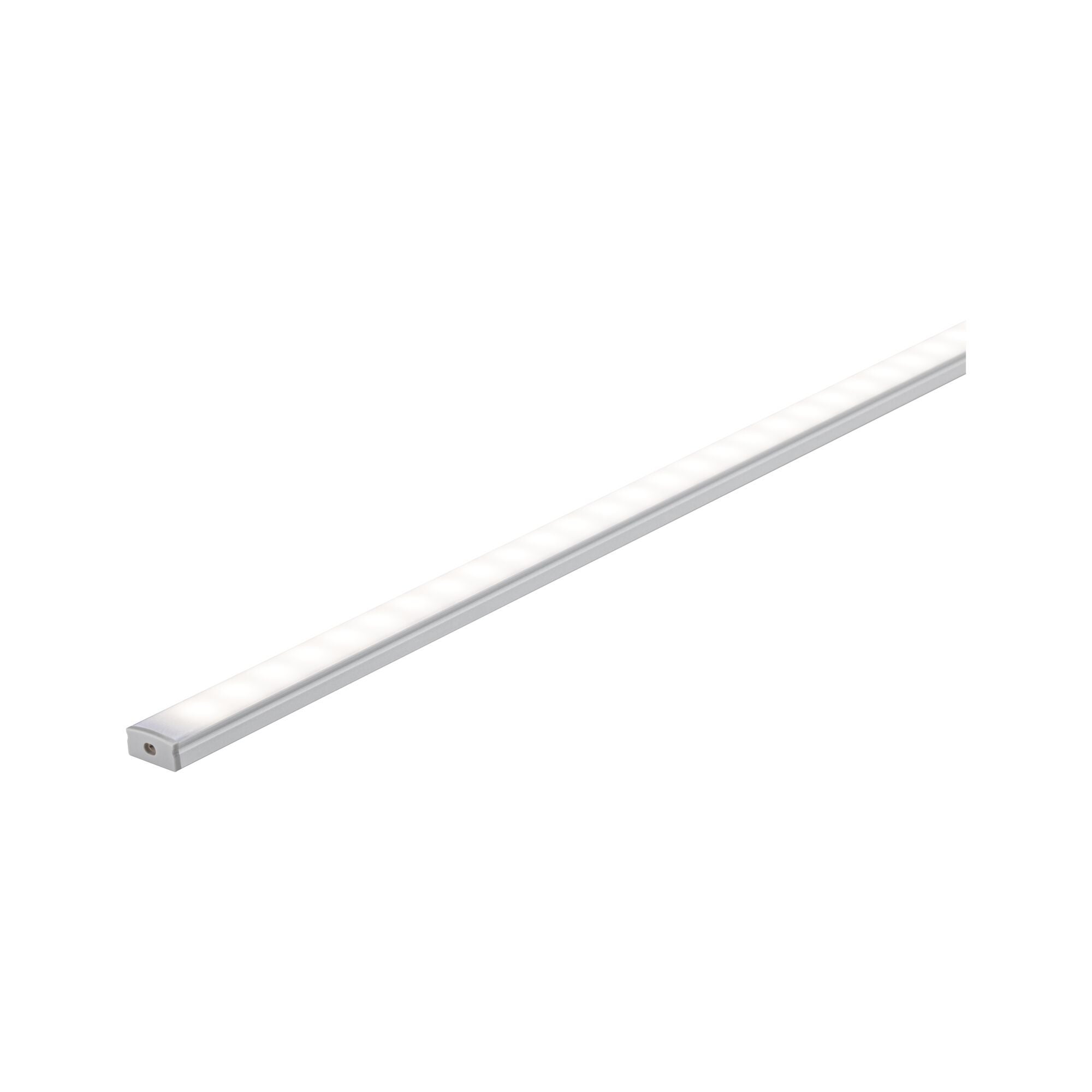 Profilé de strip LED Base Diffuseur blanc 2m Alu anodisé Satiné - 3