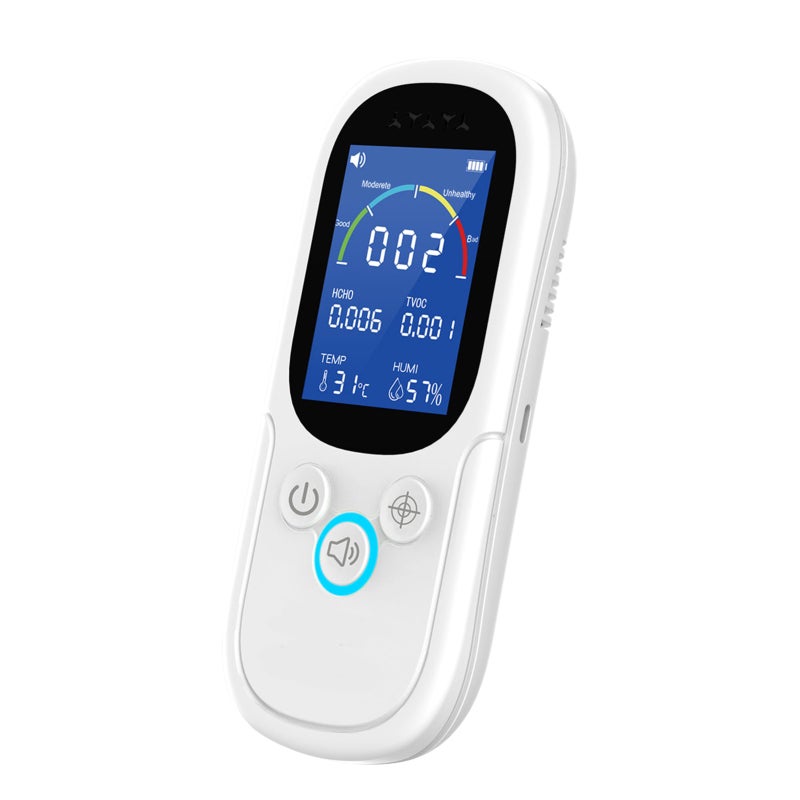 Air Quality Monitor Moniteur De Qualité De L'air Détecteur De Formaldéhyde Compteur Detecteur Cov