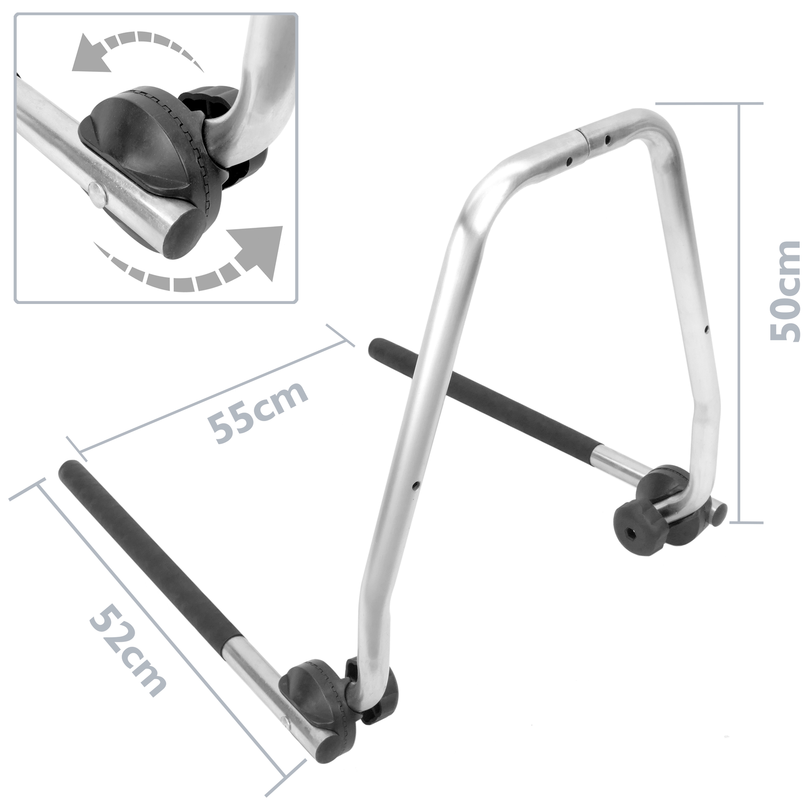 Soporte plegable para colgar bicicletas a la pared Leroy Merlin