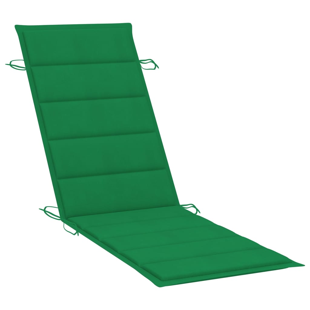 Maison Exclusive - Chaise longue de jardin avec table et coussin Bois d'acacia - 5