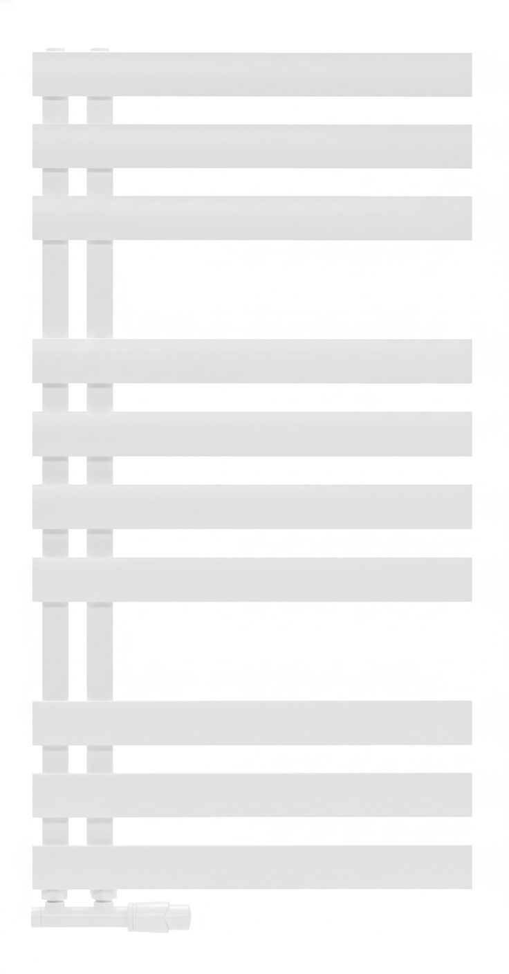 Grzejnik łazienkowy Nobile 50 biały 93x50 cm rozstaw 5 cm 273W LUXRAD