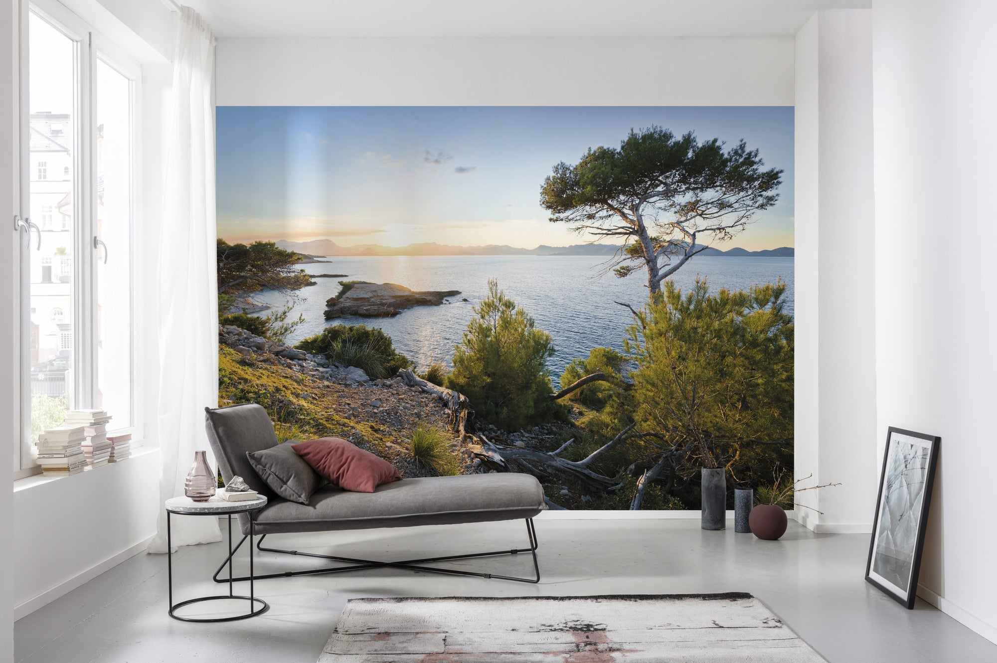 Fototapeta krajobraz zielonymIniebieskim - 400 x 280 cm - SANDERS &amp; SANDERS