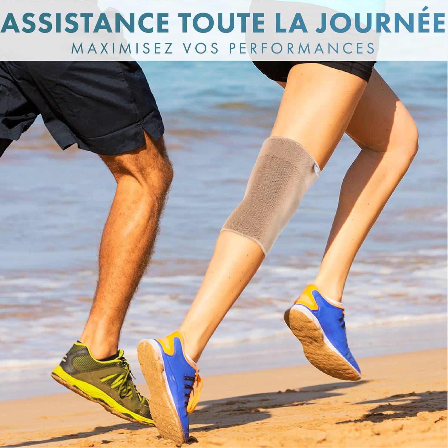 Genouillère : soulage les douleurs au genou, les entorses ligamentaires ou les blessures sportives. - 4