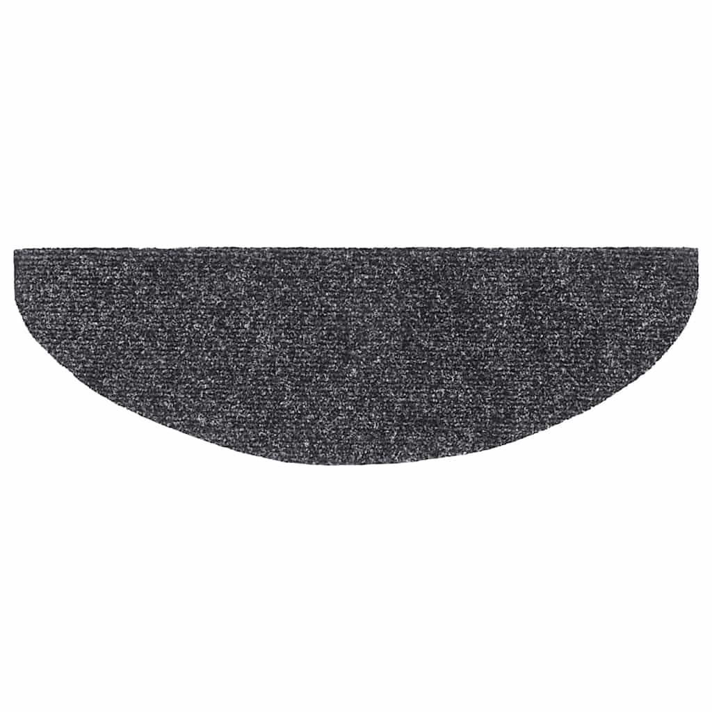 Tapis d'escalier autocollant 20 pcs | Paillasson d'escalier | Tapis de marche gris foncé 65x21x4 cm CFW848415 - 4