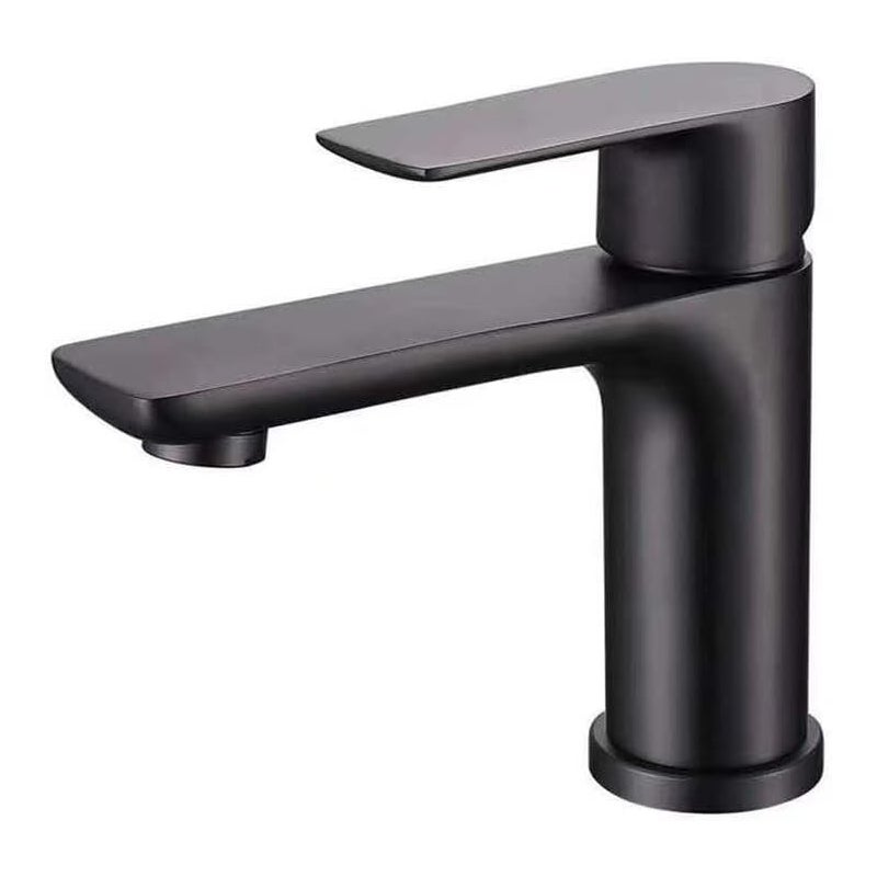 Bateria umywalkowa łazienkowa, bateria toaletowa, ciepła i zimna woda (czarna)